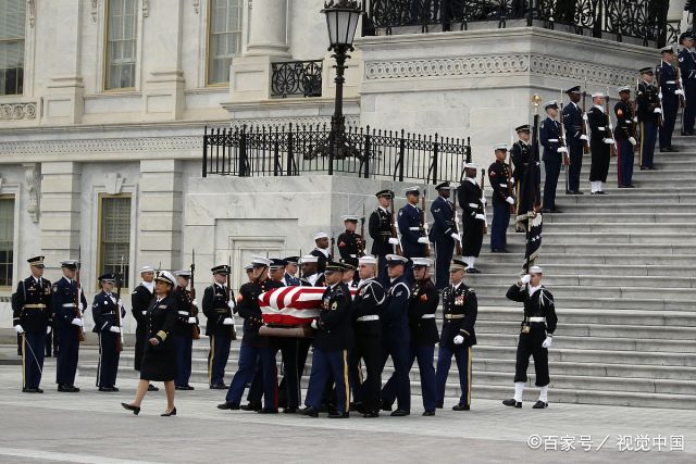 美国前总统老布什葬礼举行 多国政要名人出席